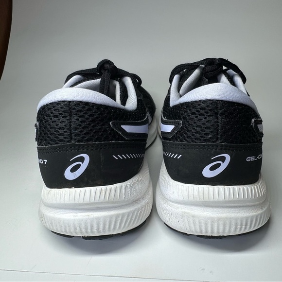 Asics Women's Shoes Gel Contend 7 1012A911 Black Lilac Opal Running Sneakers 9 - Picture 8 of 11